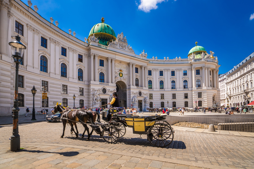 Die alte Hofburg in Wien
